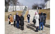 Am 29. März fand eine Führung für Jugendliche durch die Geschichtswerkstatt und das ehemalige Minsker Ghetto statt